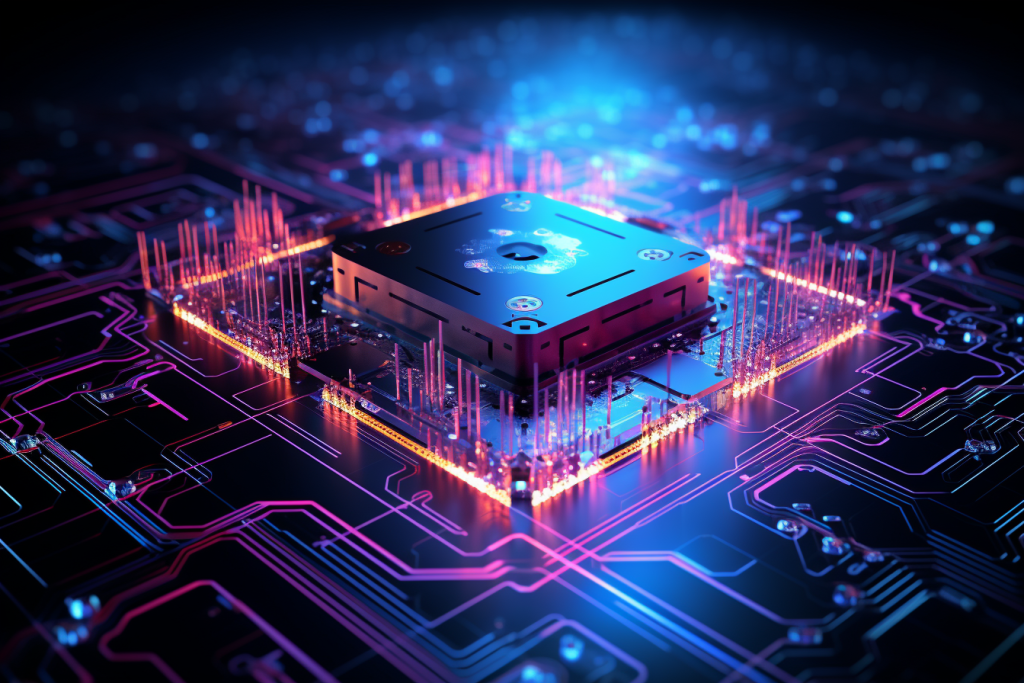 A quantum processor with quantum gates and circuits