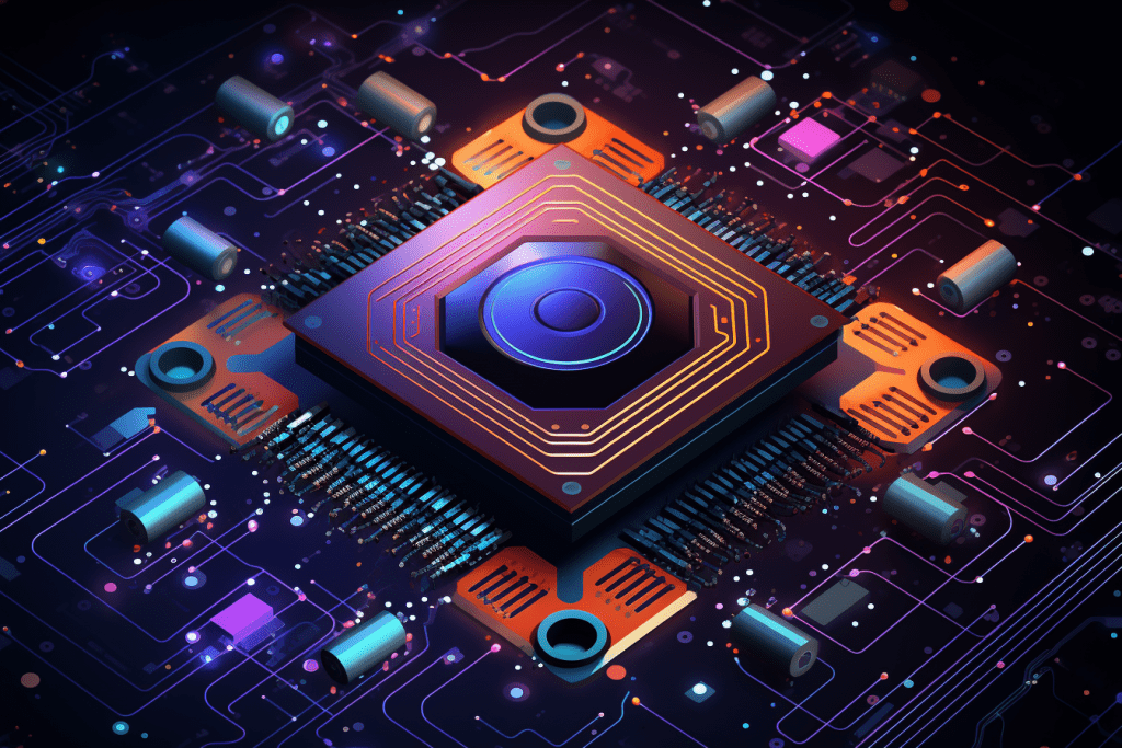 A quantum computer with a qubit processor